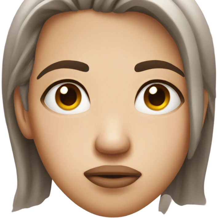 Pouty face emoji emoji