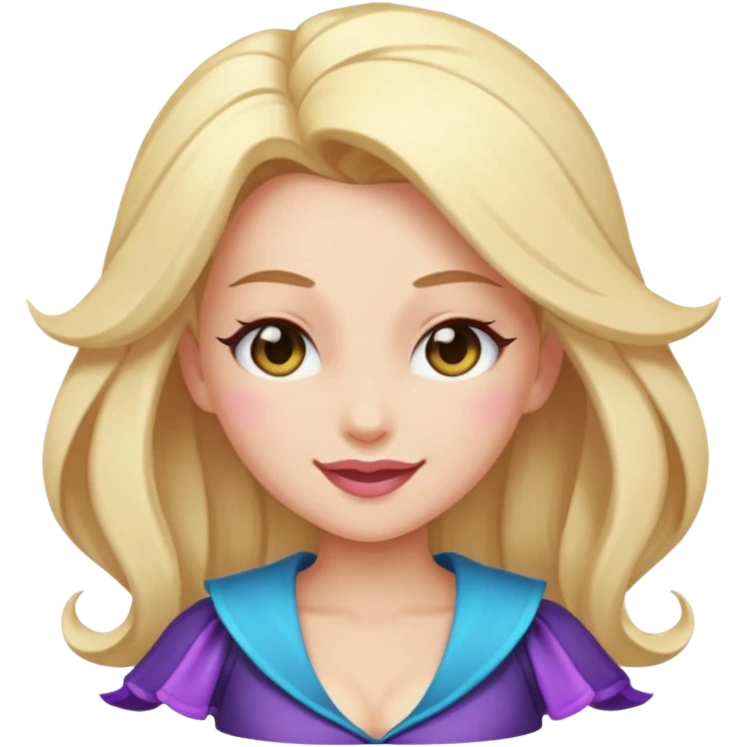 Эмодзи Серафина из League of Legends подмигивает  emoji