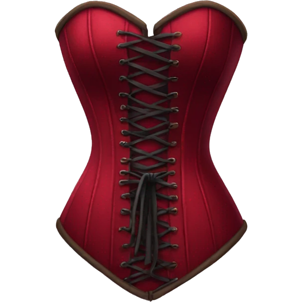 Red wine Corset  emoji
