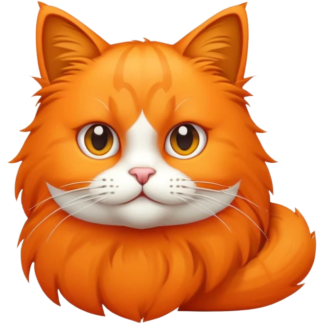 gato naranja más naranja  emoji