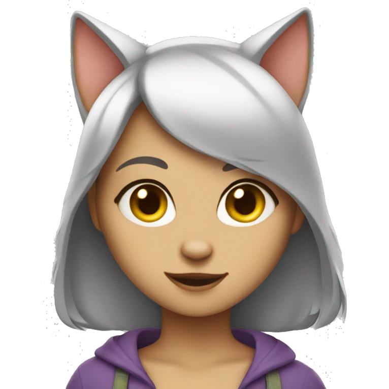 cat girl emoji