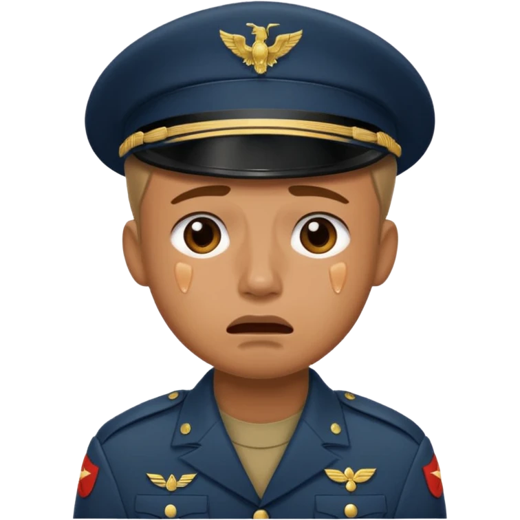 soldier crying emoji