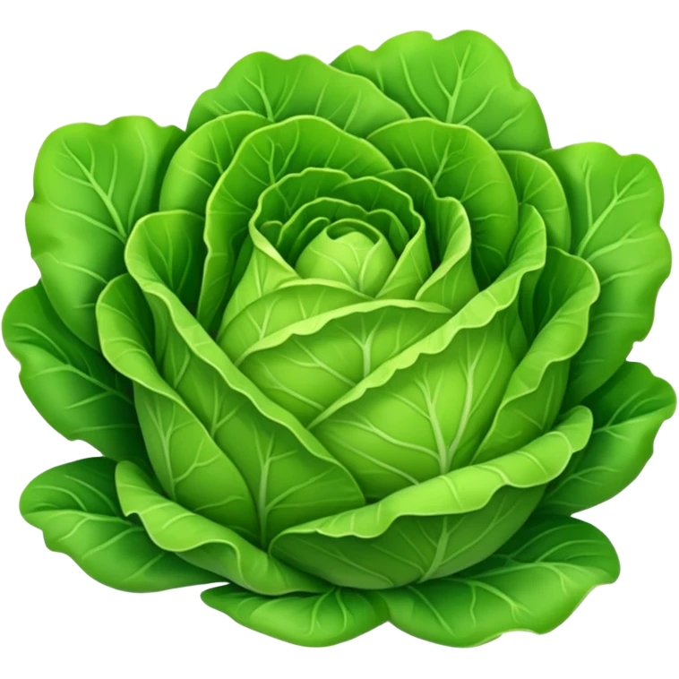 green lettuce emoji