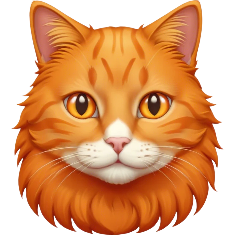 Orange cat emoji