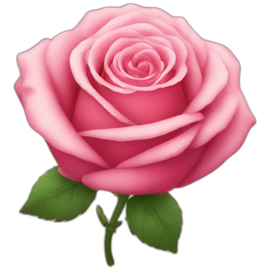 Coeur rose emoji
