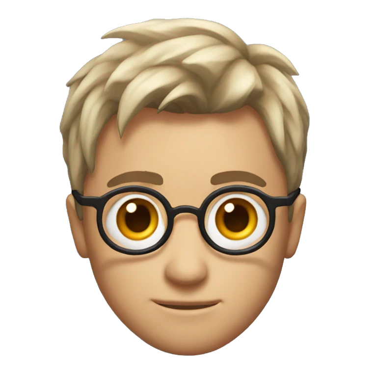 Harry Potter with scar on forehead  emoji