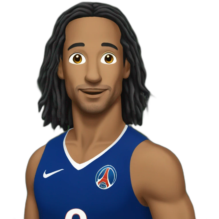 Ronaldino avec maillot paris emoji