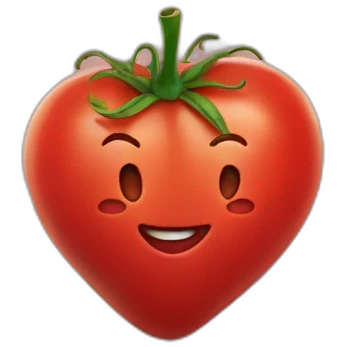 heart tomato smiling :D emoji