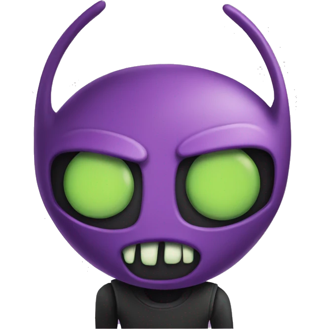 Space alien Invader zim emoji