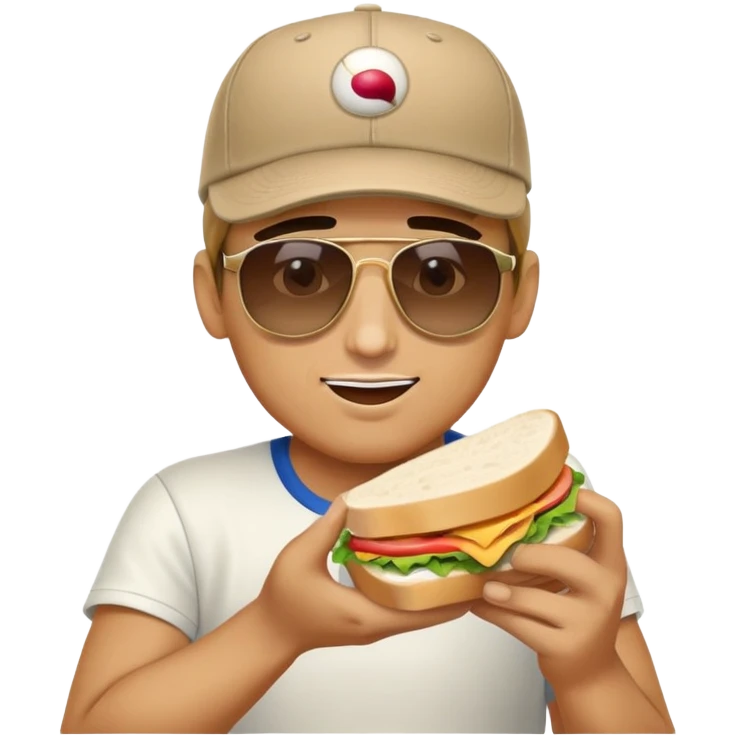 man at lunch emoji