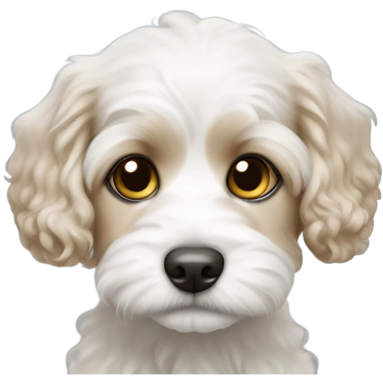 Cavachon puppy emoji