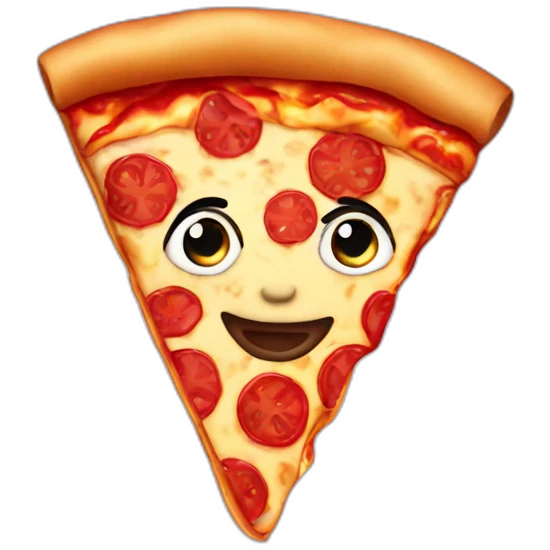 Pizza with tatoo emoji