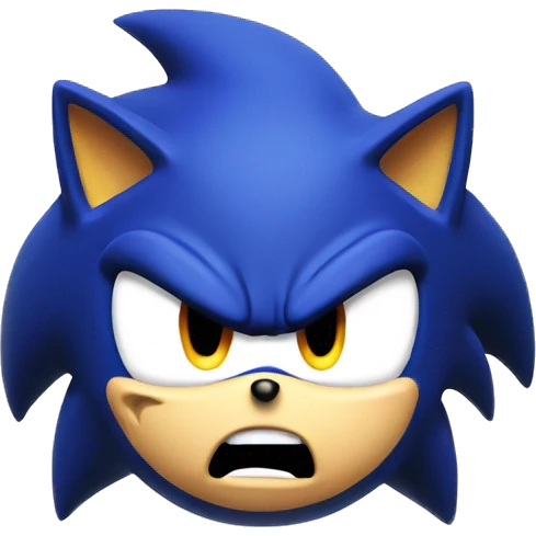 shadow sonic angry emoji