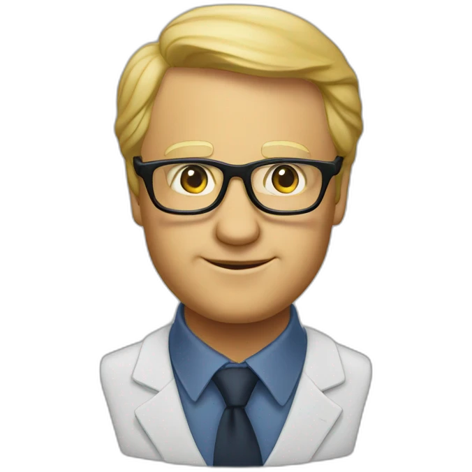 Tax increase glasses president emoji