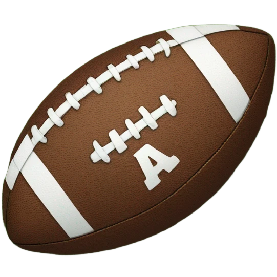 Super Bowl football emoji