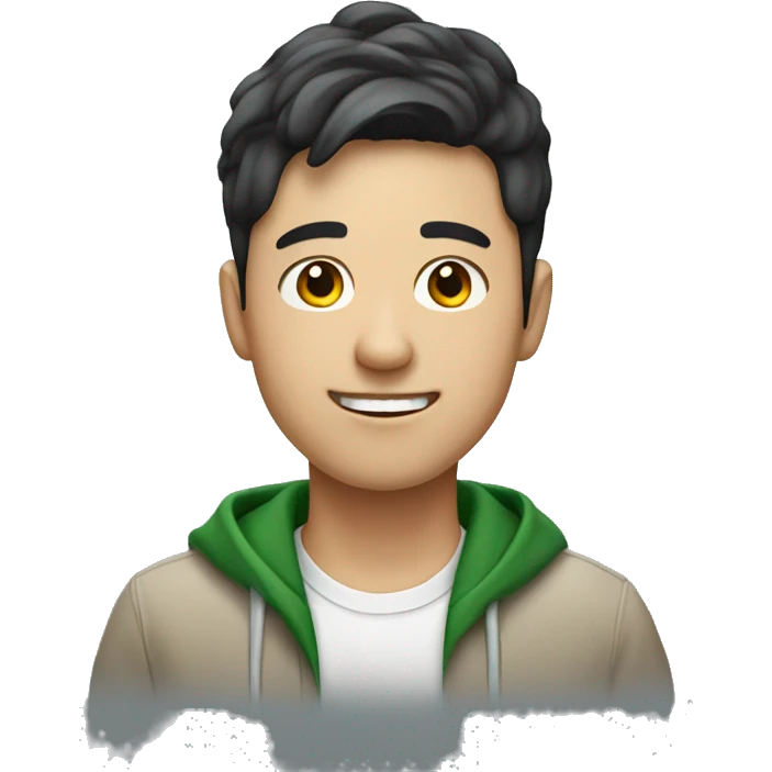 Mexican Korean university student guy emoji