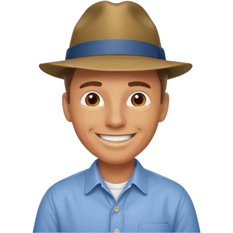 Dr. Alan Grant from the Jurassic Park movie emoji