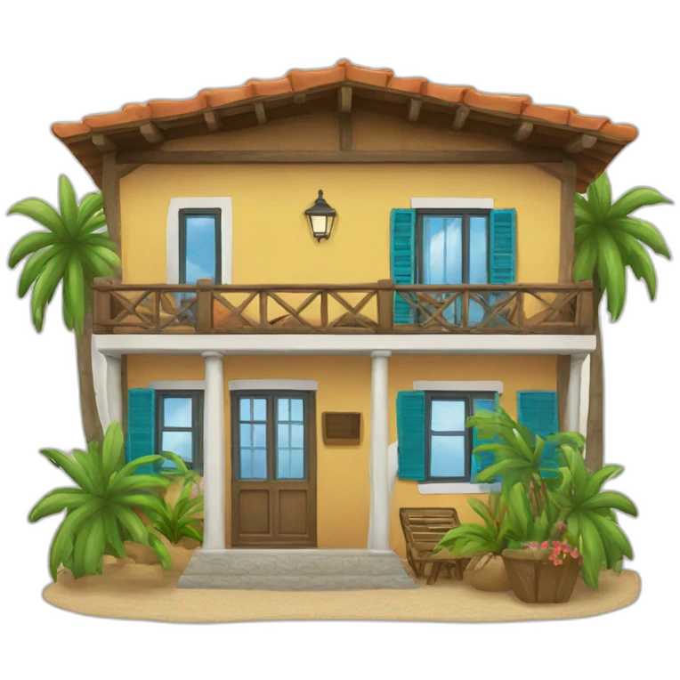 Emoji de casa turistica emoji