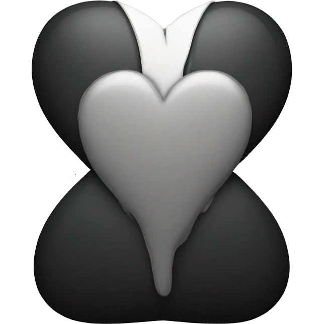 Black heart with letter z emoji