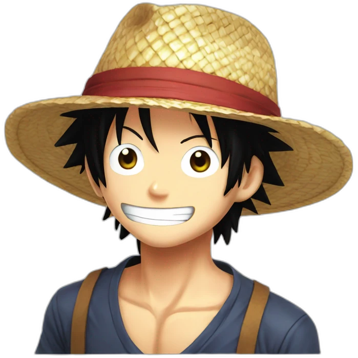 Straw hat luffy emoji