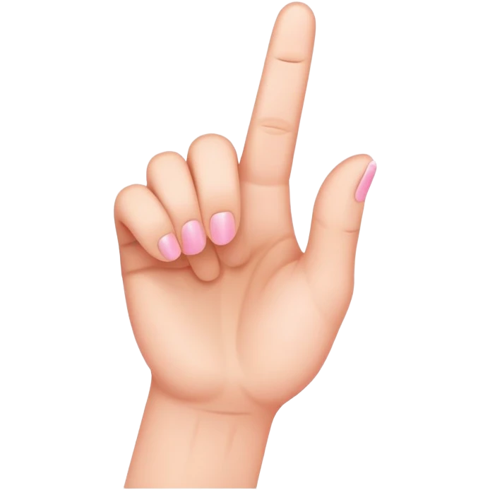 Pinky finger up emoji