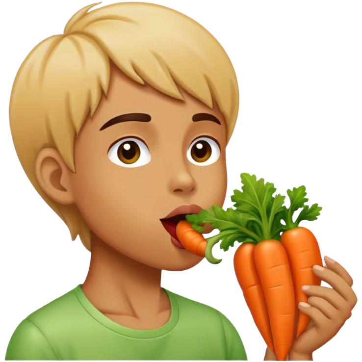 Veggie licking emoji