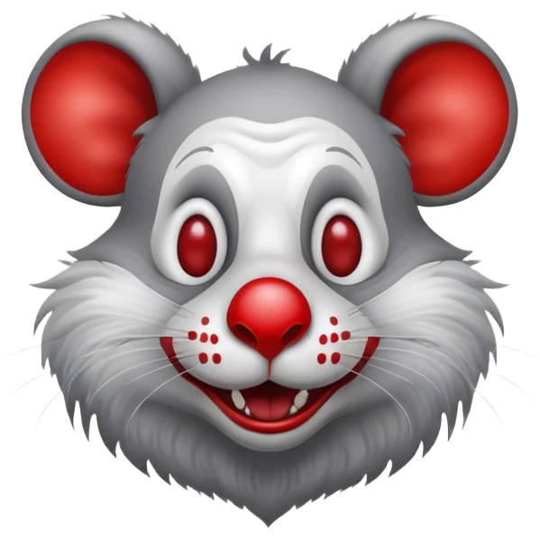 крыса клоун  emoji