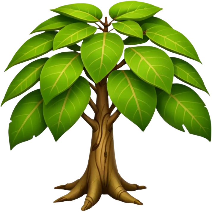 Rubber tree emoji