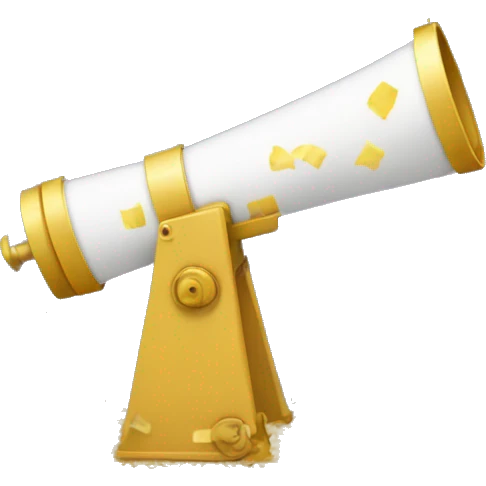a confetti canon with earts emoji