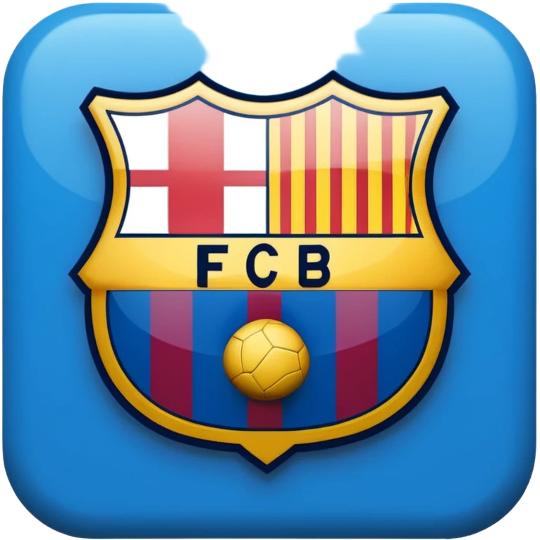 Logotipo de fc barcelona emoji