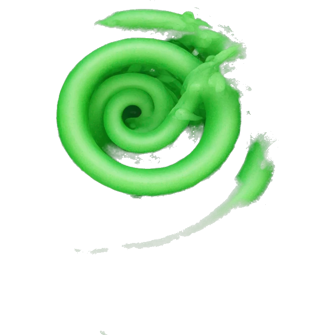 beautiful spiraling algae emoji