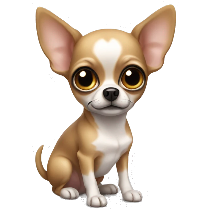 chihuahua big eyes emoji