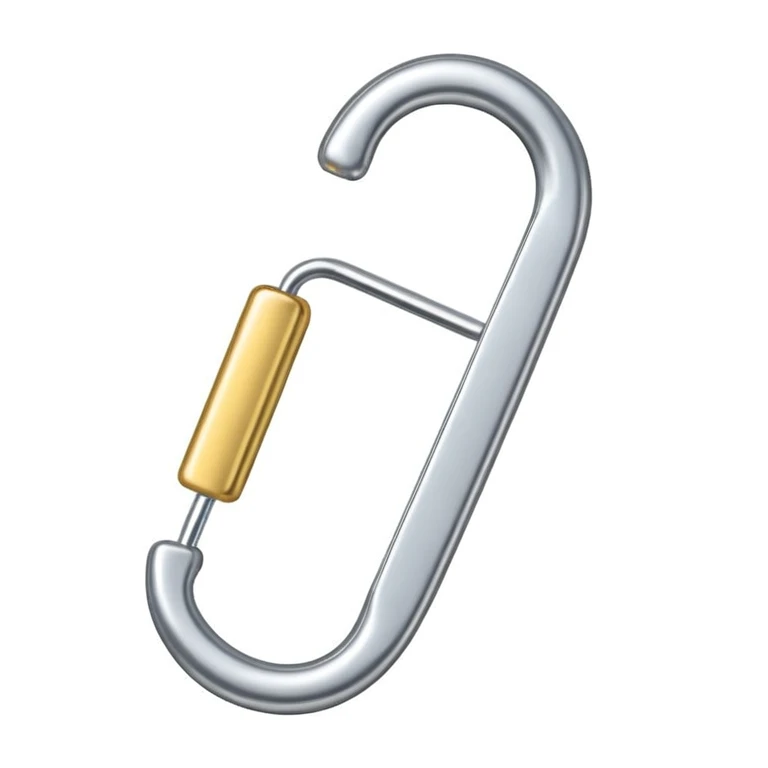 Open safety pin emoji