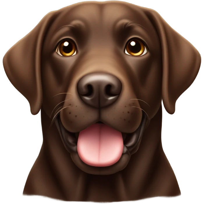 Chocolate lab emoji