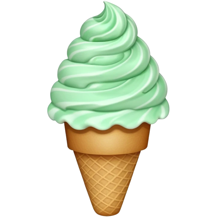 peppermint ice cream emoji