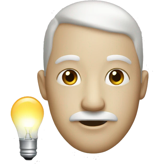 a light buld emoji