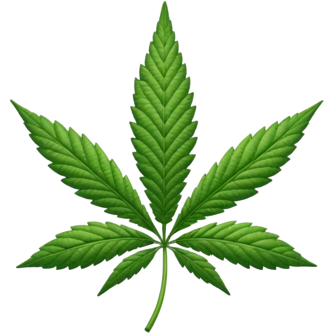 Marihuana hoja emoji emoji