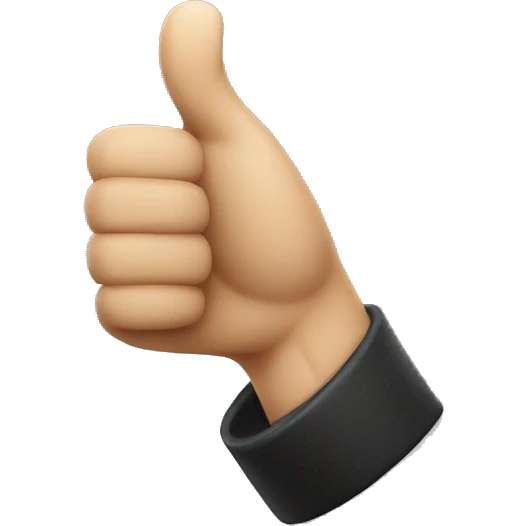 Men showing thumps up emoji