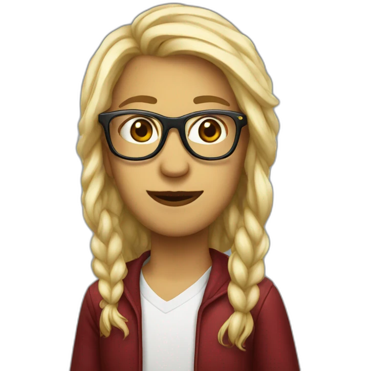 Milan with glasses emoji