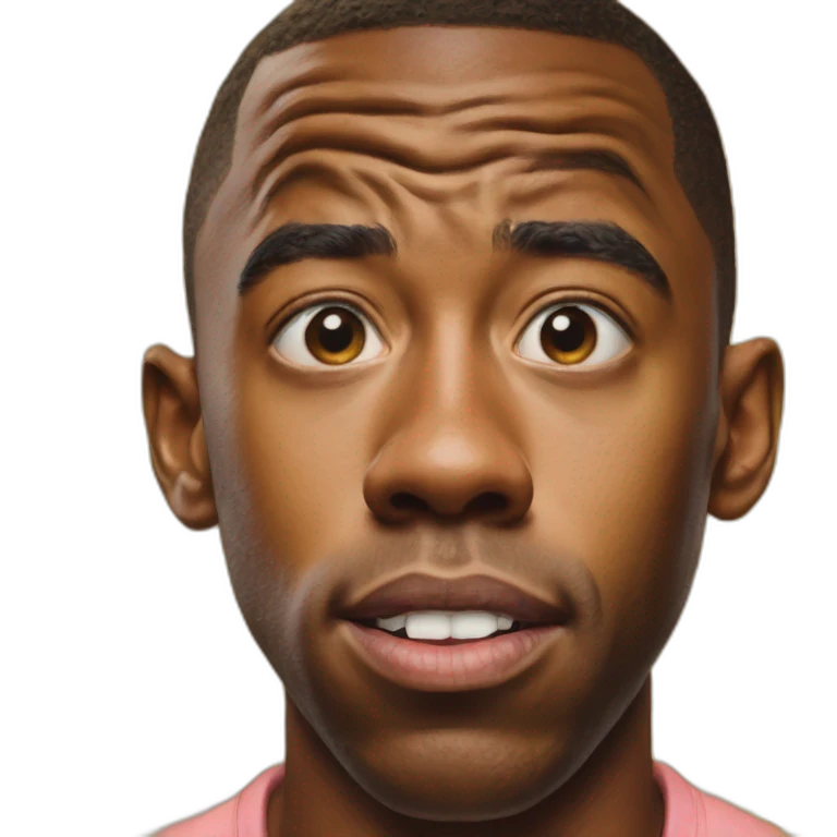 Tyler The creator shoked face emoji