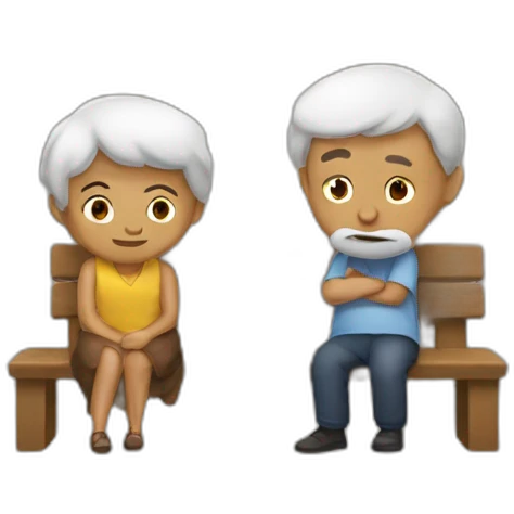 deux personne qui parlent emoji