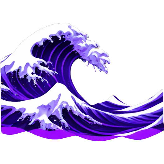 Purple Wave emoji