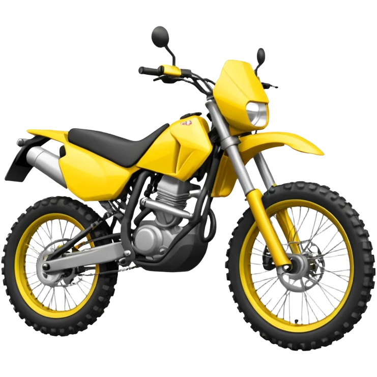 yellow enduro bike emoji