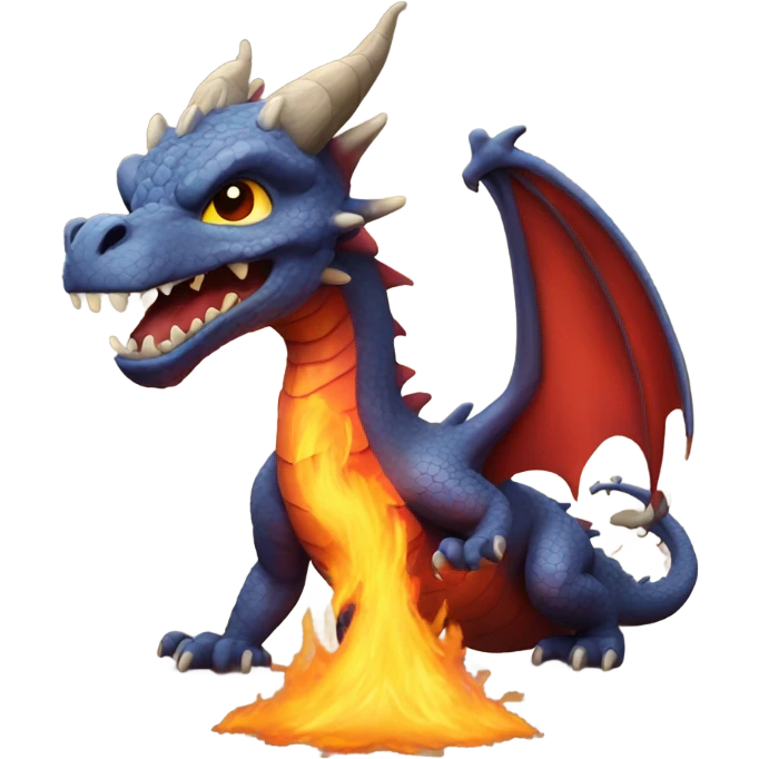 Dragon fire emoji