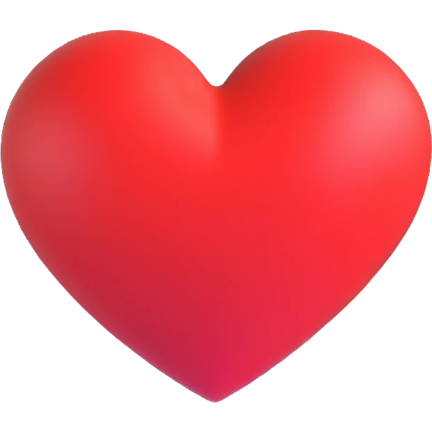 red heart emoji