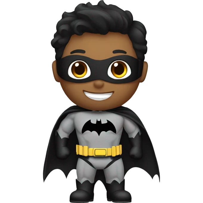 A phisician dressed as Batman The dark Knight! emoji