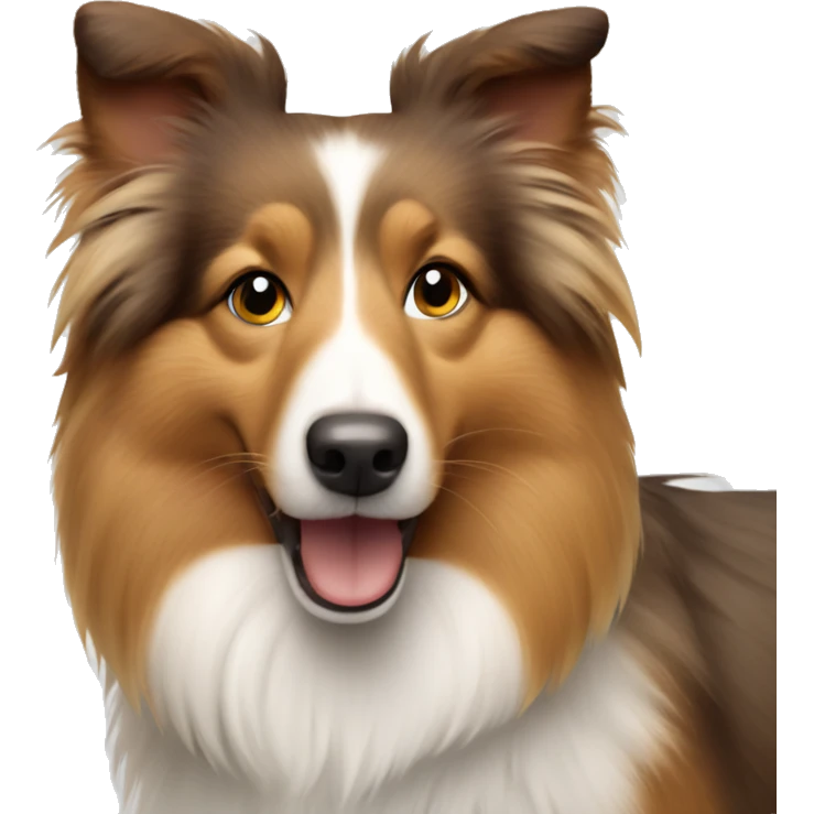 Shetland sheepdog emoji