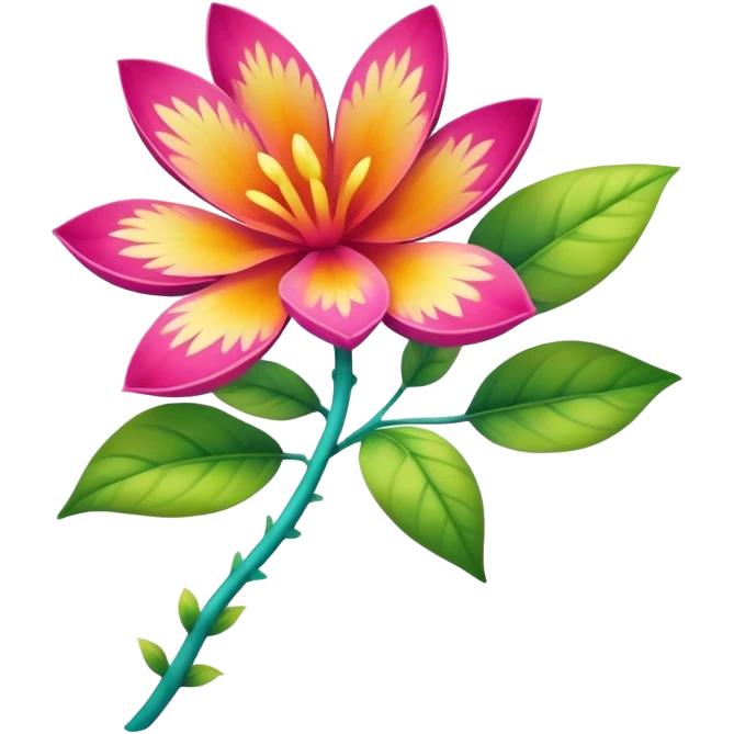 Colorful Floral Fakémon-Pokémon-creature emoji