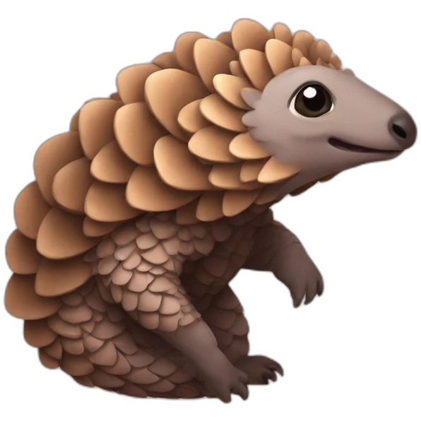 pangolin happy emoji