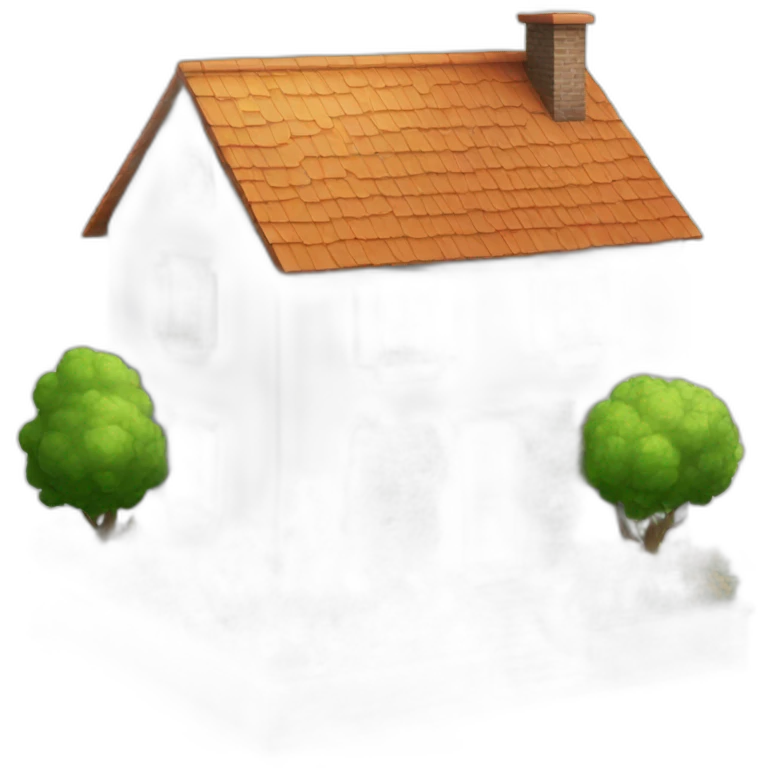 House with garden  emoji